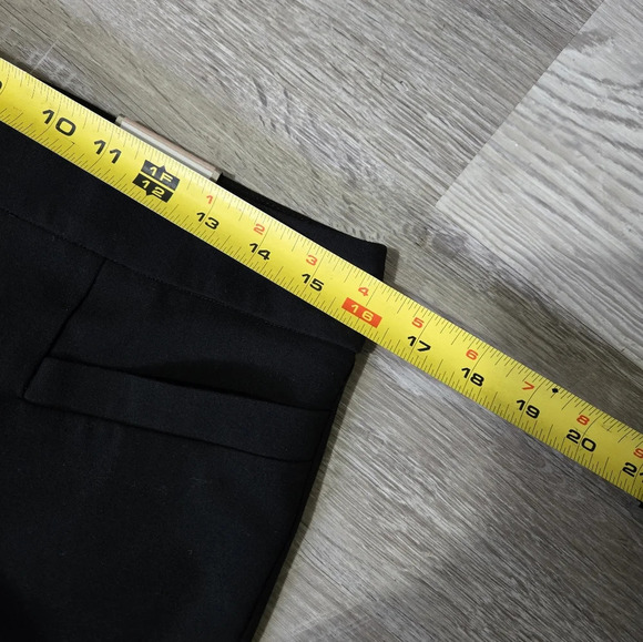 Chico's Ankle Slacks Trousers Womens Size 0.5(S) Black Straight Leg Soft - Picture 11 of 13